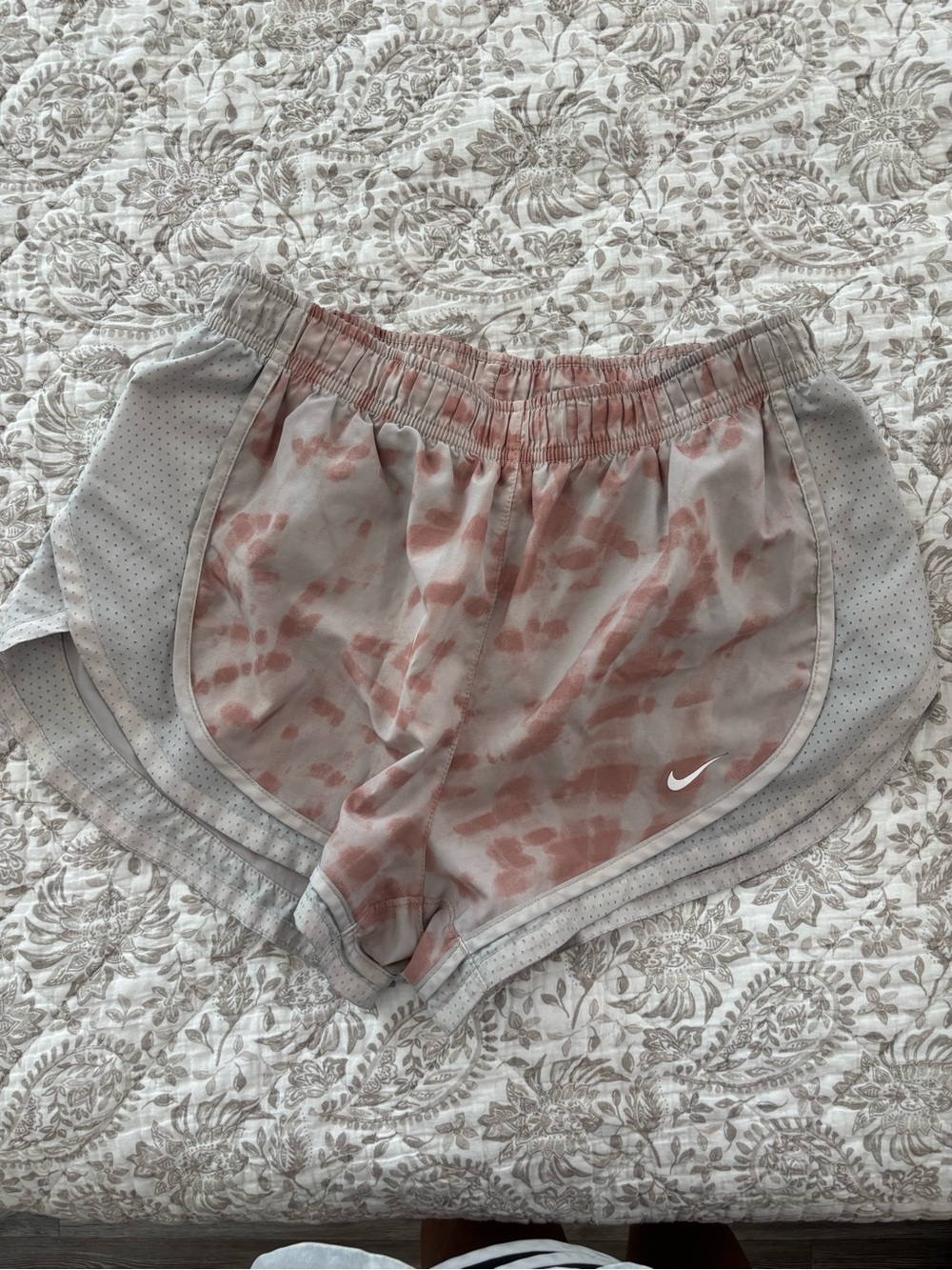 Nike Women’s Dusty Pink Tie-Dye Athletic Shorts